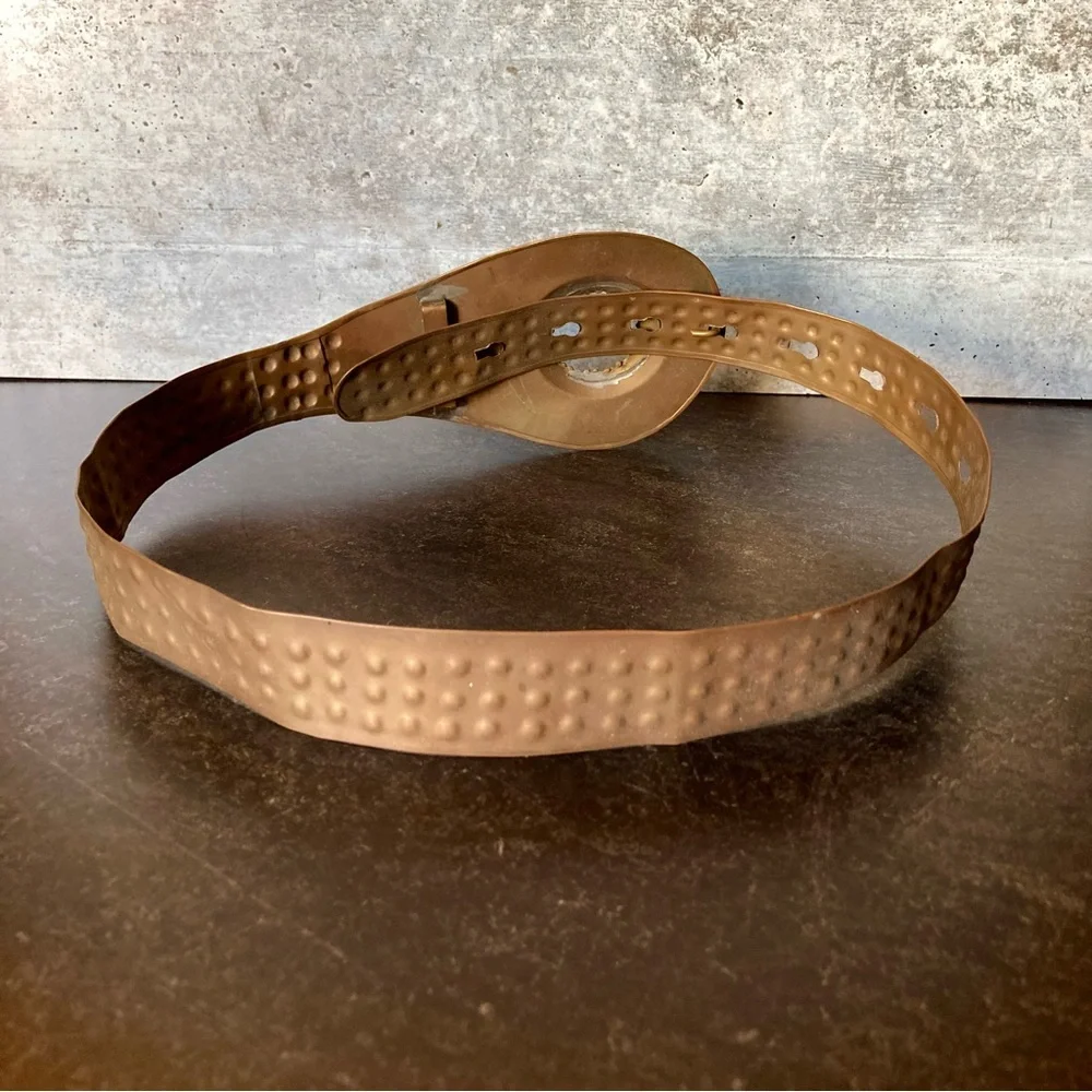 Vintage solid Brass Boho Corset Belt SML - Picture 2 of 8